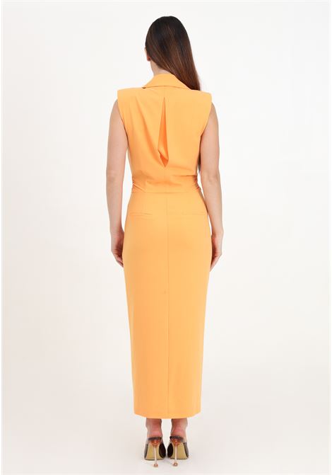 Orange crepe sable blazer dress for women PATRIZIA PEPE | 2A2700/A049R824